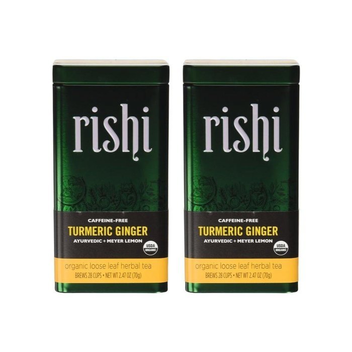 Rishi Tea Turmeric Ginger Organic Herbal Blend, Loose Leaf, 2.4 Ounce N4