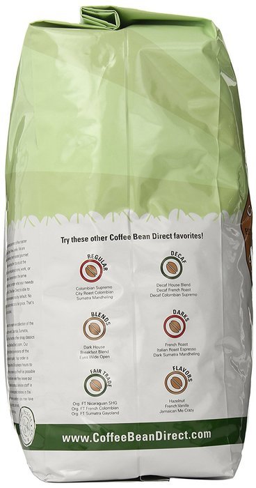 Dark Brazilian Santos, Whole Bean Coffee, 5 Pound Bag N3