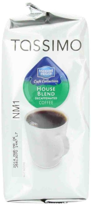 Maxwell House Cafe Collection House Blend Decaf, (Medium) 16-Count T-Discs for Tassimo Brewers (Pack of 3) N3