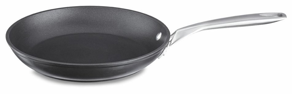 KitchenAid KCH260LCKM Professional Hard Anodized Nonstick 6.0-Quart Low Casserole with Lid Cookware - Black N23