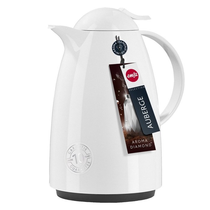 Emsa Auberge Mini 12-Ounce Quick Tip Insulated Server, White N27