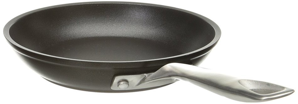 KitchenAid KCH260LCKM Professional Hard Anodized Nonstick 6.0-Quart Low Casserole with Lid Cookware - Black N25