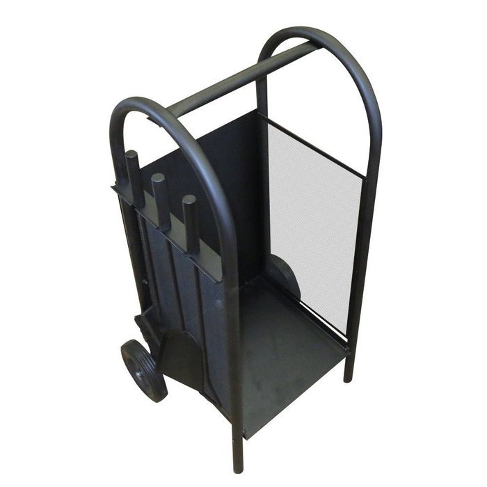 Complete Combo Cart: Tool Rack & Log Holder by Boone Hearth N4