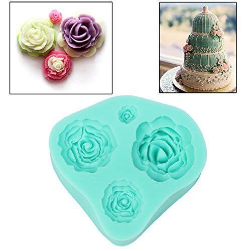 Generic Soft Silicone Rose Style DIY Cupcake / Cake / Jelly / Chocolate Candy Paste Mold