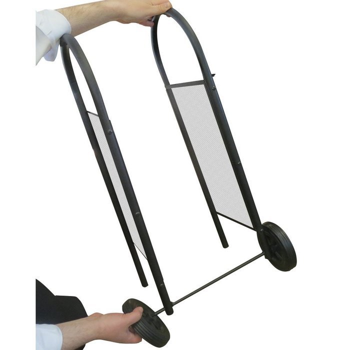 Complete Combo Cart: Tool Rack & Log Holder by Boone Hearth N5