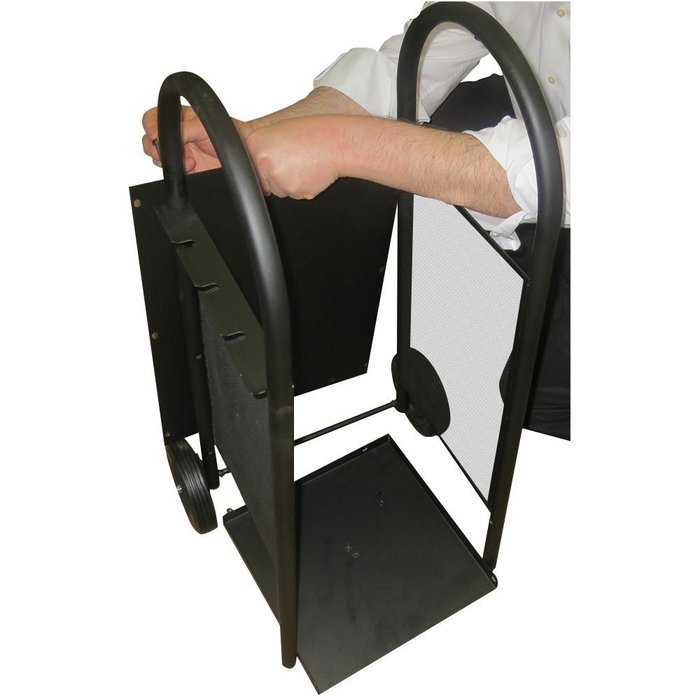Complete Combo Cart: Tool Rack & Log Holder by Boone Hearth N6