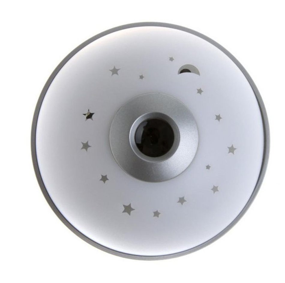 Voberry&reg; New 7 Colors LED Change Star Night Light Magic Projector Backlight Clock N5