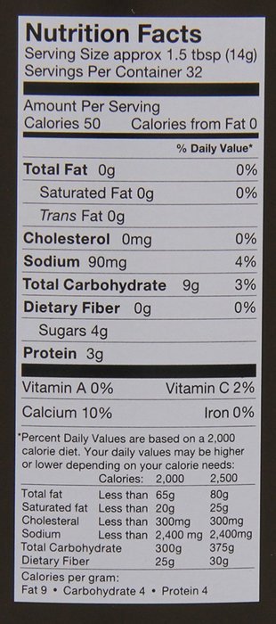 The Coffee Bean & Tea Leaf No Sugar Added Chocolate Powder, 16-Ounce Containers (Pack of 3) N2