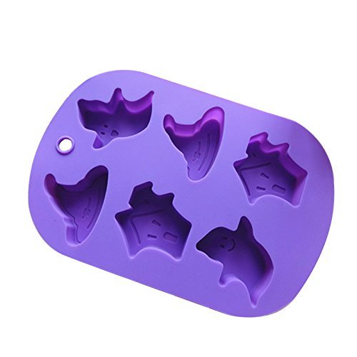Halloween cake mould Silicone Cake Mold Pan 10.2"x6.8"x1.1" Color At Random N2
