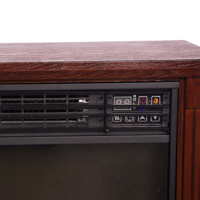 Sumner Corner Media Electric Fireplace for TVs up to 45", Brown . Contemporary Design Blends Easily With Many... N14