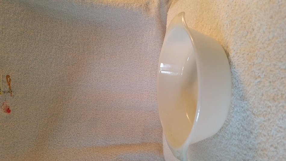 Anchor Hocking #436 White Milk Glass Casserole Dish 1 Qt N3