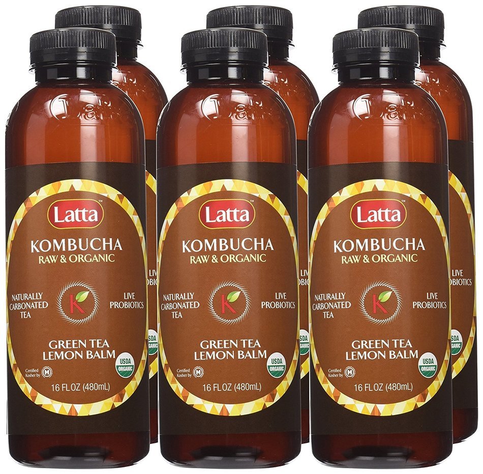 Latta Kombucha Green Tea Lemon Balm, Raw & Organic N3