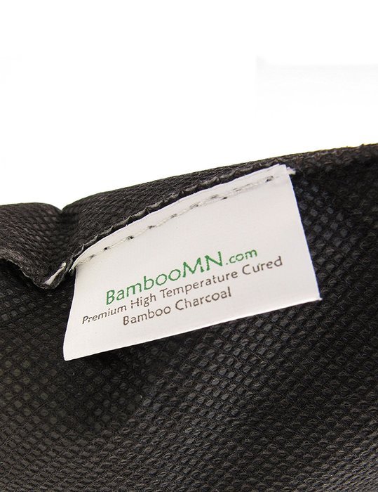 BambooMN - Bamboo Charcoal/Activated Carbon Air Purifying Bags/Freshening Odor Absorber - Black - 6 Bag, 250 grams...