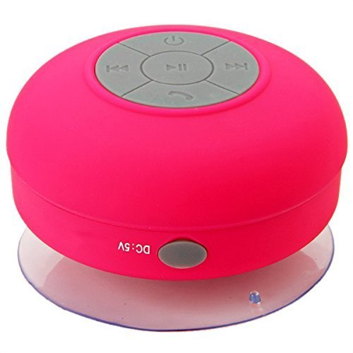 BTS-06 Water Resistant Shower Bluetooth Speaker with Sucker Support Hands-free Calls Function N11