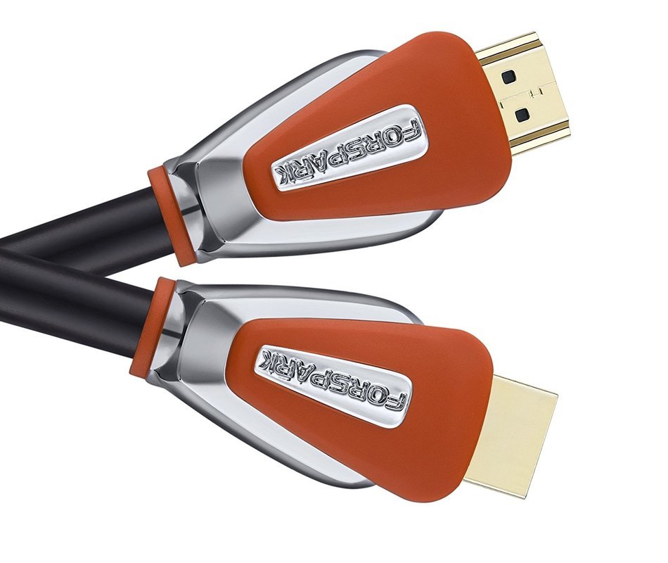 FORSPARK 5ft 4K-HDMI 2.0 Ultra Premium High Speed HDMI Cable,CL3，26AWG with Ethernet,Support 3D 4K 1080P ,Orange... N2