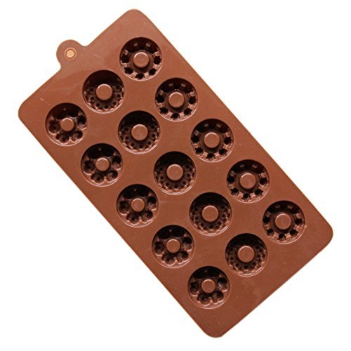 Beautiful paradise 15 Cavity Floral Silicone Gel Non Stick Cake Ice Pudding Mold Chocolate Jelly Candy Baking...