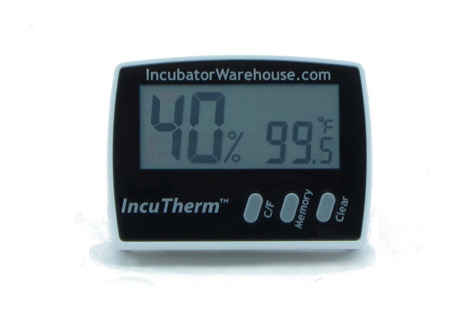 IncuTherm&trade; Digital Thermometer Hygrometer with Min/Max Memory N2
