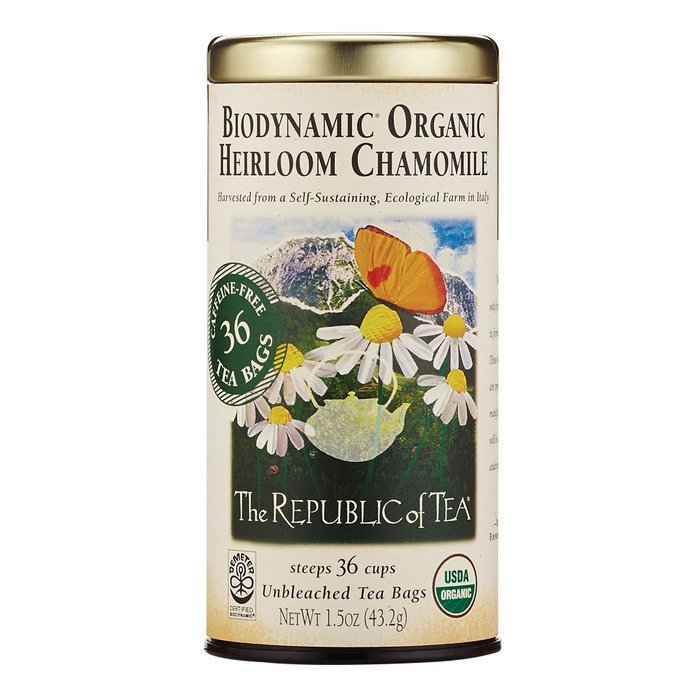 The Republic Of Tea Biodynamic Turmeric Cinnamon Herbal Tea, 36 Tea Bags, Premium 100% Biodynamic Blend N2