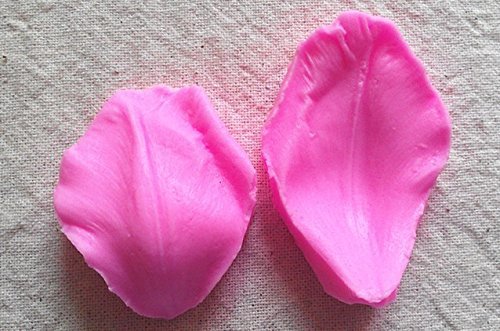 1pcs, Design Small Size Tulip Petal Shape Silicone 3d Cake Fondant Mold, Sugar Lace Mold,cake Decoration Tool