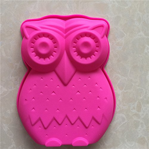 Longzang Large Owl Silicone Mold for Cake Baking Loaf