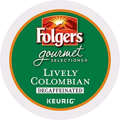 Lively Colombian Decaf K-cup for Keurig Brewers, 24 Count