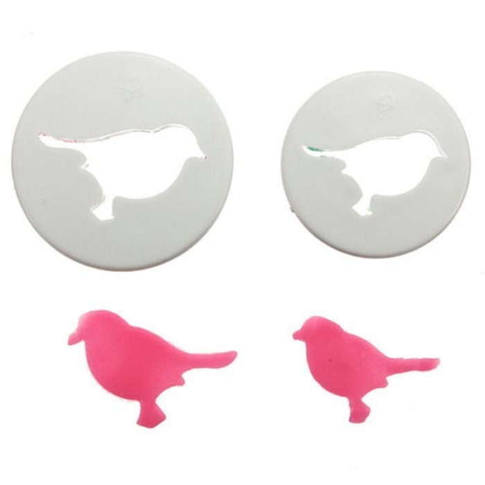 Cake & Cookie Cutters 2pcs Bird Cake Moulds Fondant Decorating Tools N2