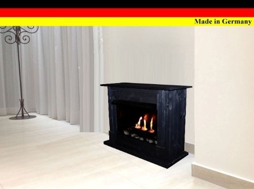 Gel + Ethanol Fire-Places Emily Deluxe Inclusive: 1 Adjustable Stainless-Steel Burner White N2