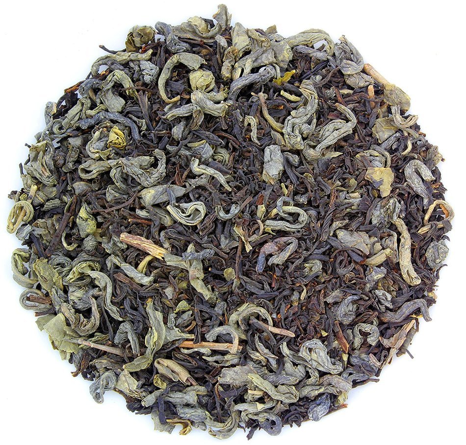 Kombucha Loose Leaf Tea Blend, Hand Blended 4-Ounces Keemun Black & 4-Ounces China Young Hyson Green Tea for Brewing...