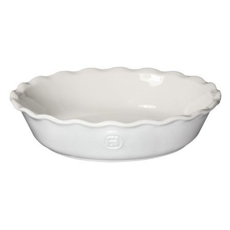 Emile Henry Pie Dish- Sugar White