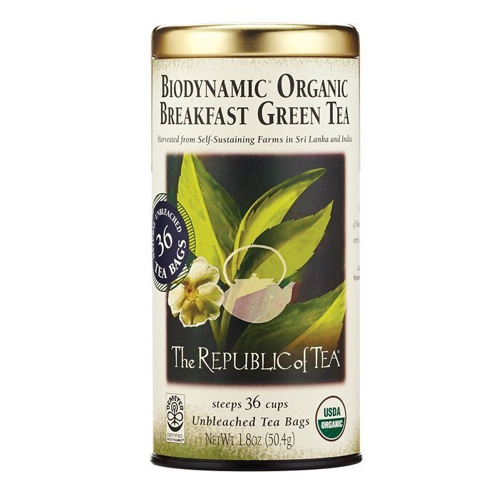 The Republic Of Tea Biodynamic Turmeric Cinnamon Herbal Tea, 36 Tea Bags, Premium 100% Biodynamic Blend N3