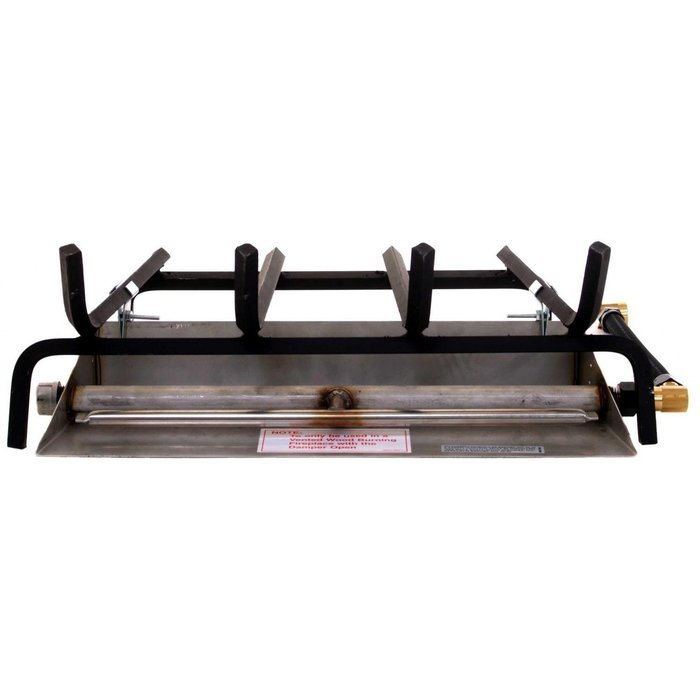 Peterson Real Fyre 30-inch Coastal Driftwood Outdoor Log Set With Vented Stainless G45 Burner