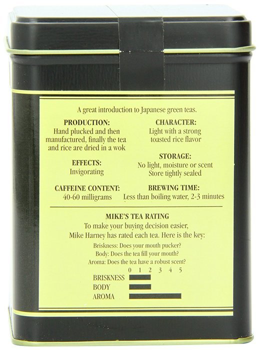 Harney & Sons Loose Leaf Green Tea, Genmaicha, 8 Ounce N2