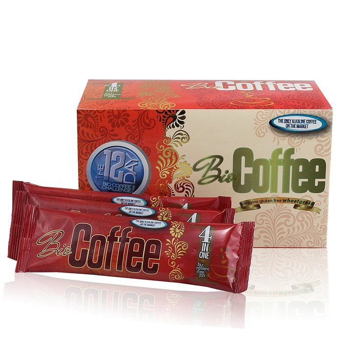 Bio Coffee- First Organic Instant Non-dairy Alkaline Coffee (1 Box) N2