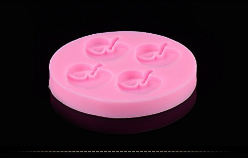 Mr.S Shop 3D 4 Little Apples Silicone Mold Cake Chocolate Biscuits Fondant Candy Mold DIY Kitchen Baking Mold N5