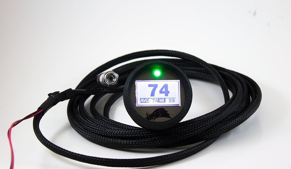 UTV 2.0 Edition Infrared Belt Temp Gauge w/ Pro Sensor Upgrade (Polaris/Arctic Cat 2 Seater - 12 ft) N2