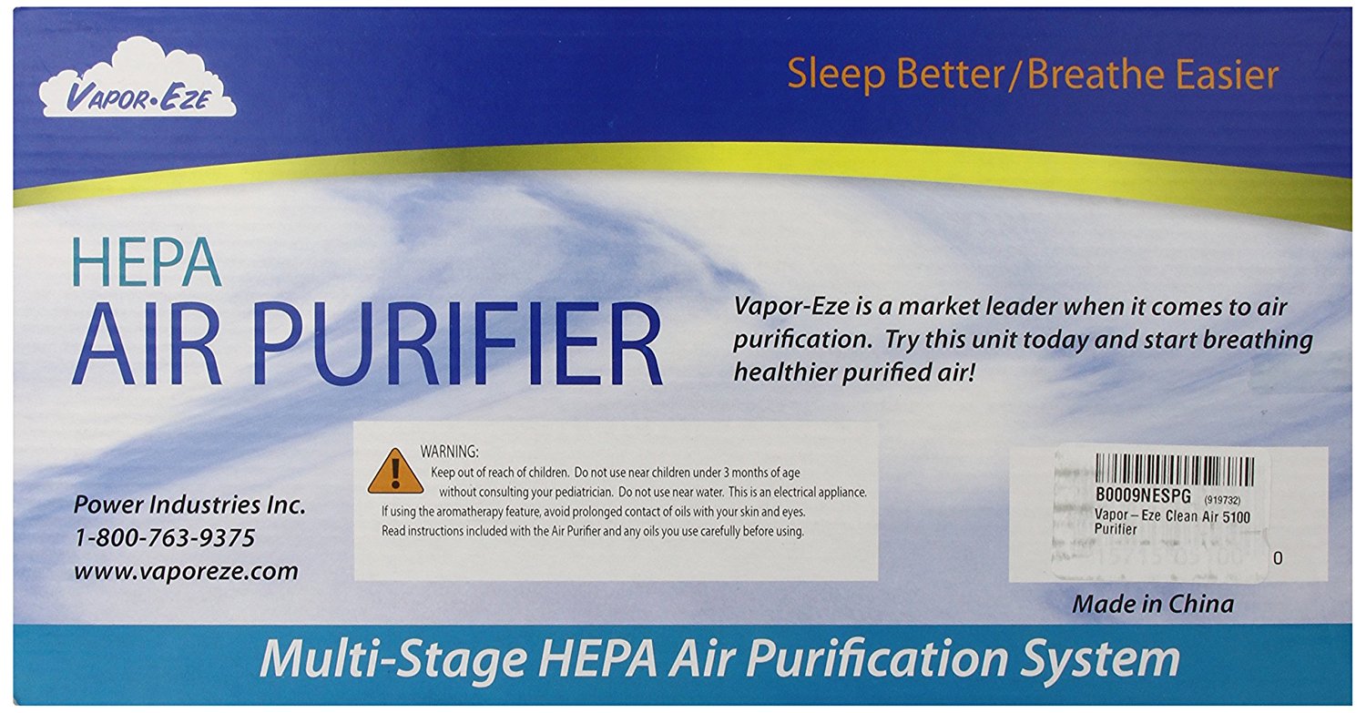 VaporEze Clean Air 5100 Air Purifier free image download
