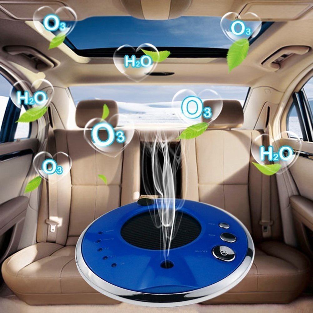 YOFUNTLE Car Air Purifier Solar Anion Humidifier,Car Oxygen Bar Aroma