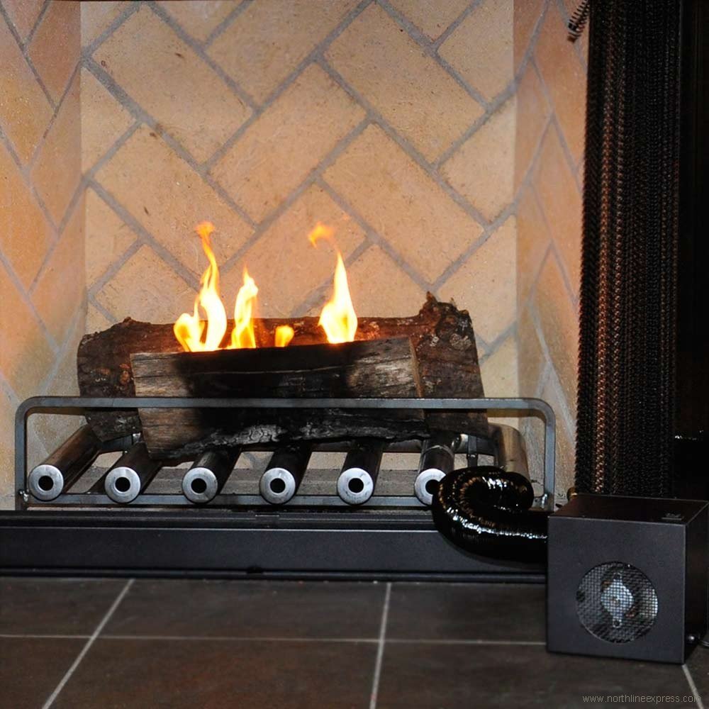 Spitfire Fireplace Heater 6 Tube W Blower Free Image