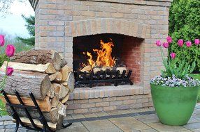 Model TG-36 Heavy Duty Fireplace Grate. 1&frac14;" Solid Steel Construction 36" Wide.