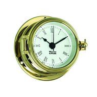 Weems and Plath Endurance II 105 Quartz Clock with Roman Numerals Brass
