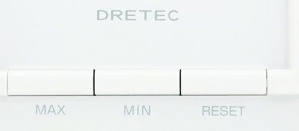 DRETEC digital thermo-hygrometer ' stasis ' white O-233WT N3