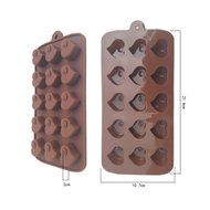 Heart Shape Chocolate Silicone Mold Baking Cake Decoration Mould N3