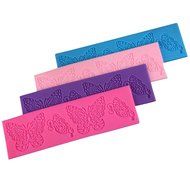 PNBB 4Pcs Silicone Fondant Mold-Butterfly Shape Random Color
