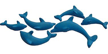 Silicone Molds Dolphin Cake Decorating Fondant Gompaste Supply Dolphin M4859 By Ok Molds N3