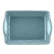 Rachael Ray Cucina Stoneware 9-Inch x 13-Inch Rectangular Baker, Agave Blue by Rachael Ray