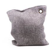 GOWOW Naturally Activated Bamboo Air Purifying Bag, Charcoal Bag (1Large, DarkGrey) N22