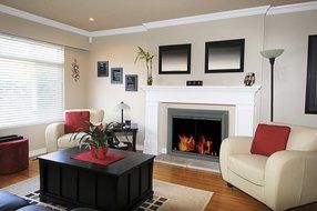 Pleasant Hearth CR-3400 Craton Fireplace Glass Door, Gunmetal, Small N3