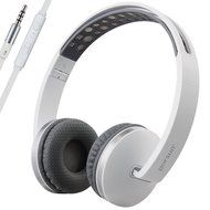 Lightweight Foldable Headphones Adjustable Headband Headsets with Microphone and volume control 3.5mm for kids... N10