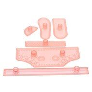 Cake &amp; Cookie Cutters 6PCS Plastic Sneaker Cake Cutter Shoes Fondant Mold Cookie Mould N2