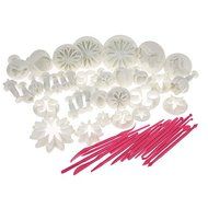ACE 47 Pcs Sets DIY Sugar Craft Cake Decorating Fondant Icing Plunger Tools Mold